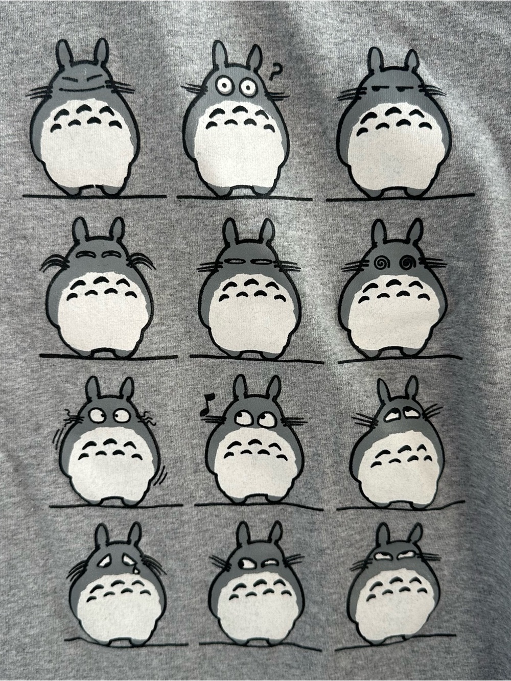 Size S Totoro Print Tee